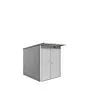 Biohort | Berging AvantGarde Gr. A1 | Enkele Deur | Zilver-Metallic
