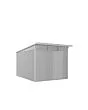 Biohort | Berging AvantGarde Gr. A8 | Enkele Deur | Zilver-Metallic