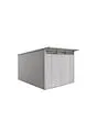 Biohort | Berging AvantGarde Gr. A8 | Enkele Deur | Zilver-Metallic