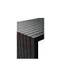 Fonteyn | Tuintafel Aluminium 220 x 100 cm | Zwart