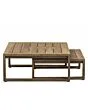 Apple Bee | Koffietafel Antigua 80 x 80 x 38 cm en 60 x 60 x 31 cm | Coastal Teak