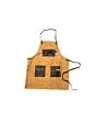Traeger | BBQ Schort Bruin |Canvas en Leer