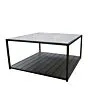 Fonteyn | Koffietafel Aluminium 90 x 90 cm | Keramisch Blad