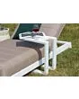 Fonteyn | Bijzettafel U Aluminium | Wit