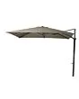 4 Seasons Outdoor | Zweefparasol Siesta 300 x 300 cm | Antraciet-Taupe