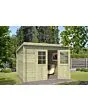 Outdoor Life Products | Tuinhuis Nadia 275 x 275 | Geïmpregneerd | Olijfgroen