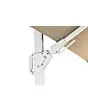 Platinum | Zweefparasol Challenger T² Premium 300 x 300 cm | Wit-Manhattan