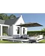 Platinum | Zweefparasol Challenger T¹ Telescoop Premium 350 x 350 cm | Havana