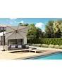 Platinum | Zweefparasol Challenger T² 300 x 300 cm | Taupe