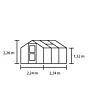 Royal Well | Tuinkas Compact 50 | Antraciet