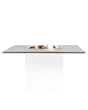 Cosi | Cosiloft 120 Relax Dining Table | White Frame | Grey Top