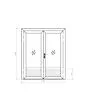 Fonteyn | Aluminium Deur Dubbel | 3/4 Glas