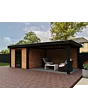 Fonteyn | Tuinhuis Eda met Overkapping 650 x 300 Exclusief