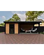 Fonteyn | Tuinhuis Eda met Overkapping 650 x 300 Exclusief