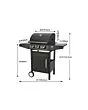 El Fuego | Gas BBQ San Angelo | 3 Brander