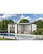 Telluria | Tuinhuis Classico 3330 | 4 Kleuren - met Overkapping Lounge (Large)