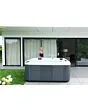 Spa Repose | Sterling White with DARK GREY