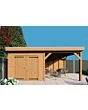 Fonteyn | Tuinhuis met Overkapping Traditioneel 5950 x 3300 | Onbehandelde Douglas Wanden