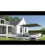 Platinum | Zweefparasol Challenger T¹ Telescoop Premium 350 x 350 cm | Havana