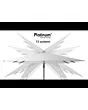 Platinum | Zweefparasol Challenger T² Premium 300 x 300 cm | Wit-Manhattan