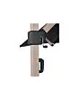 Platinum | Zweefparasol Icon Premium 350 x 350 cm Houtlook | Faded Black