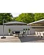 Platinum | Zweefparasol Icon Premium 350 x 350 cm Houtlook | Faded Black