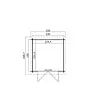 Outdoor Life Products | Tuinhuis Indi 230 x 230