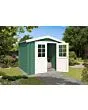 Outdoor Life Products | Tuinhuis Ingo 230 x 230 | Gecoat | Carbon Grey-Wit