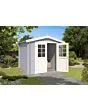 Outdoor Life Products | Tuinhuis Ingo 230 x 230 | Gecoat | Carbon Grey-Wit