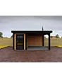 Fonteyn | Tuinhuis Jasmijn met Overkapping 450 x 300 Exclusief