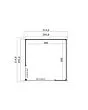Outdoor Life Products | Tuinhuis Julia 295 x 295 | 4 Kleurvariaties