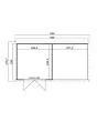 Outdoor Life Products | Tuinhuis Lars 500 x 250 Tuinhuis