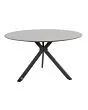 4 Seasons Outdoor | Tafelblad Locarno Tuintafel Ø130 cm | Slate Antraciet