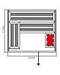 Fonteyn | Sauna Luxor 200 | Red Cedar