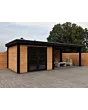 Fonteyn | Tuinhuis Lynn met Overkapping 700 x 300 Exclusief