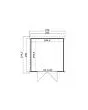Outdoor Life Products | Tuinhuis Mila 250 x 250 Tuinhuis