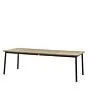 Apple Bee | Tuintafel Milou 240 x 100 cm | Teak-Black