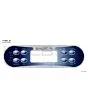 Balboa | Top Side Panel ML700 Clear - Jets 1, Jets 2, Blower, Time, Mode/Prog, Warm, Cool
