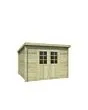 Outdoor Life Products | Tuinhuis Nadia 275 x 275 | Geïmpregneerd | Olijfgroen