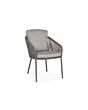 SUNS | Tuinstoel Nappa | MRG | Fishbone Weaving | Light Anthracite Mixed Weave