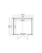 Outdoor Life Products | Tuinhuis Norah 275 x 230 | Gecoat | Platinum Grey-Wit