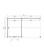 Outdoor Life Products | Tuinhuis met Overkapping Octavio 681 x 380 | Geïmpregneerd | Olijfgroen