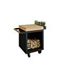 OFYR | Mise en Place Table Black 65 PRO | Teak Wood