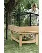 Royal Well | Parsley Planter Broeikas Large | Veiligheidsglas 4 mm | Zwart