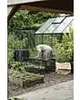 Royal Well | Parsley Planter Broeikas Large | Veiligheidsglas 4 mm | Zwart