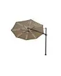 Platinum | Zweefparasol Challenger T² Glow Ø350 cm | Taupe