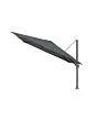 Platinum | Zweefparasol Challenger T¹ Premium 350 x 350 cm | Faded Black