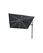 Platinum | Zweefparasol Challenger T² Glow 300 x 300 cm | Antraciet