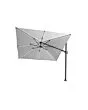 Platinum | Zweefparasol Challenger T² Glow 300 x 300 cm | Lichtgrijs