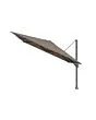 Platinum | Zweefparasol Challenger T¹ Telescoop Premium 350 x 350 cm | Havana